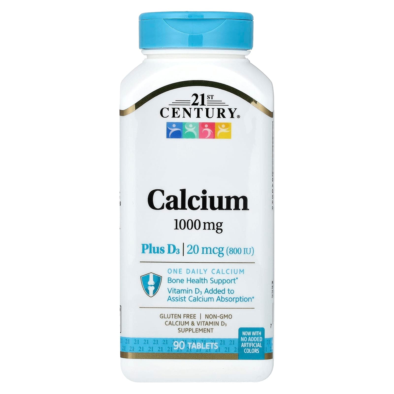 21st Century, Calcium Plus D3, 90 Tablets
