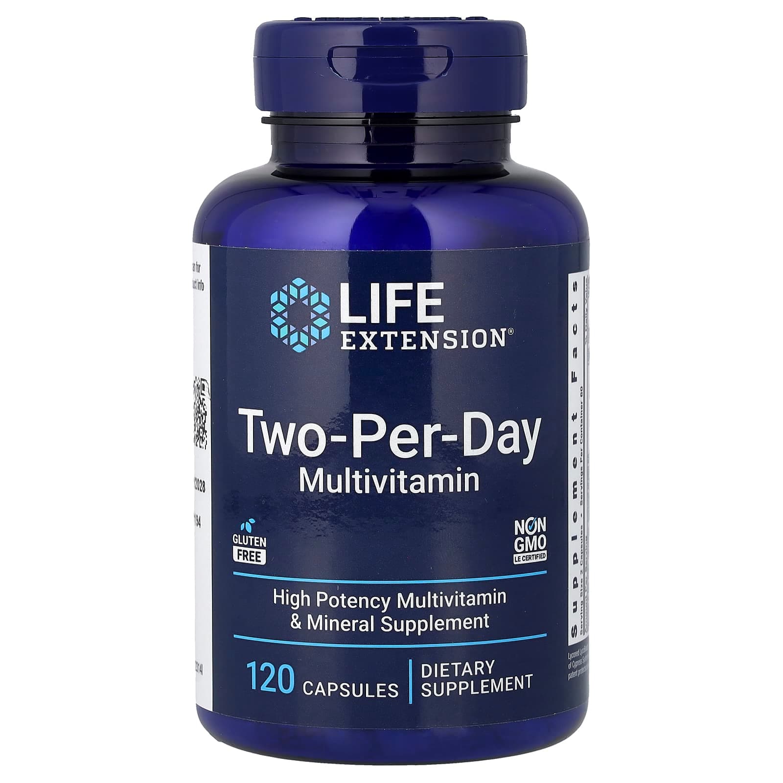 Life Extension, Two-Per-Day Multivitamin, 120 Capsules